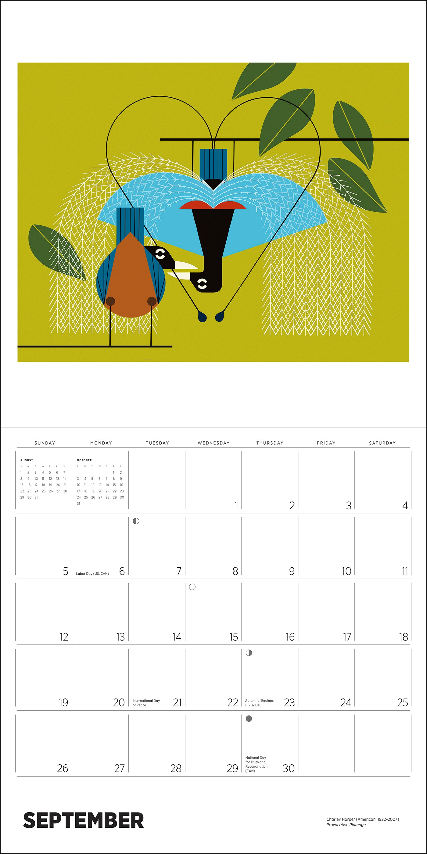 Charley Harper 2027 Wall Calendar_Interior_2