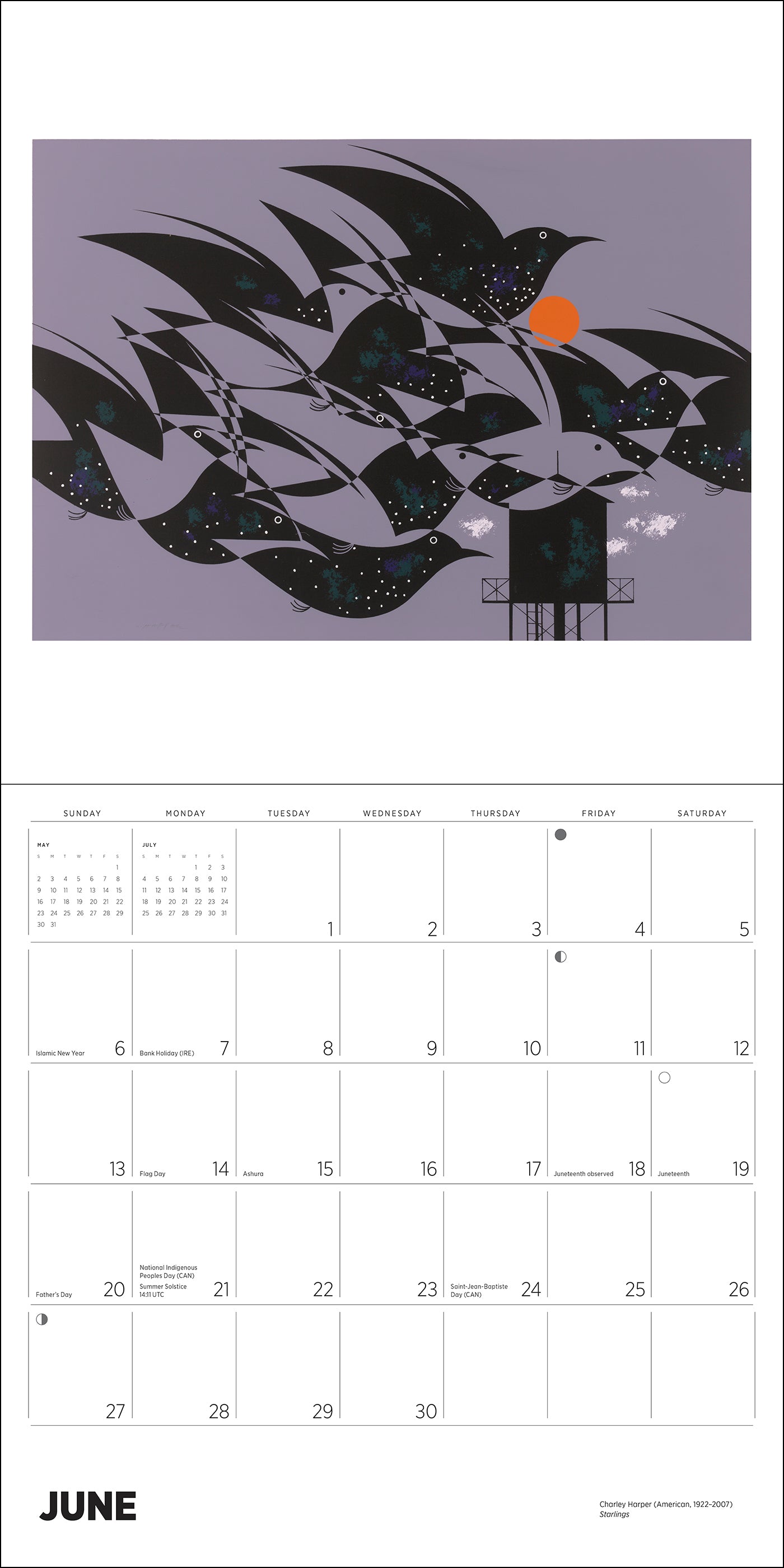 Charley Harper 2027 Wall Calendar_Interior_5