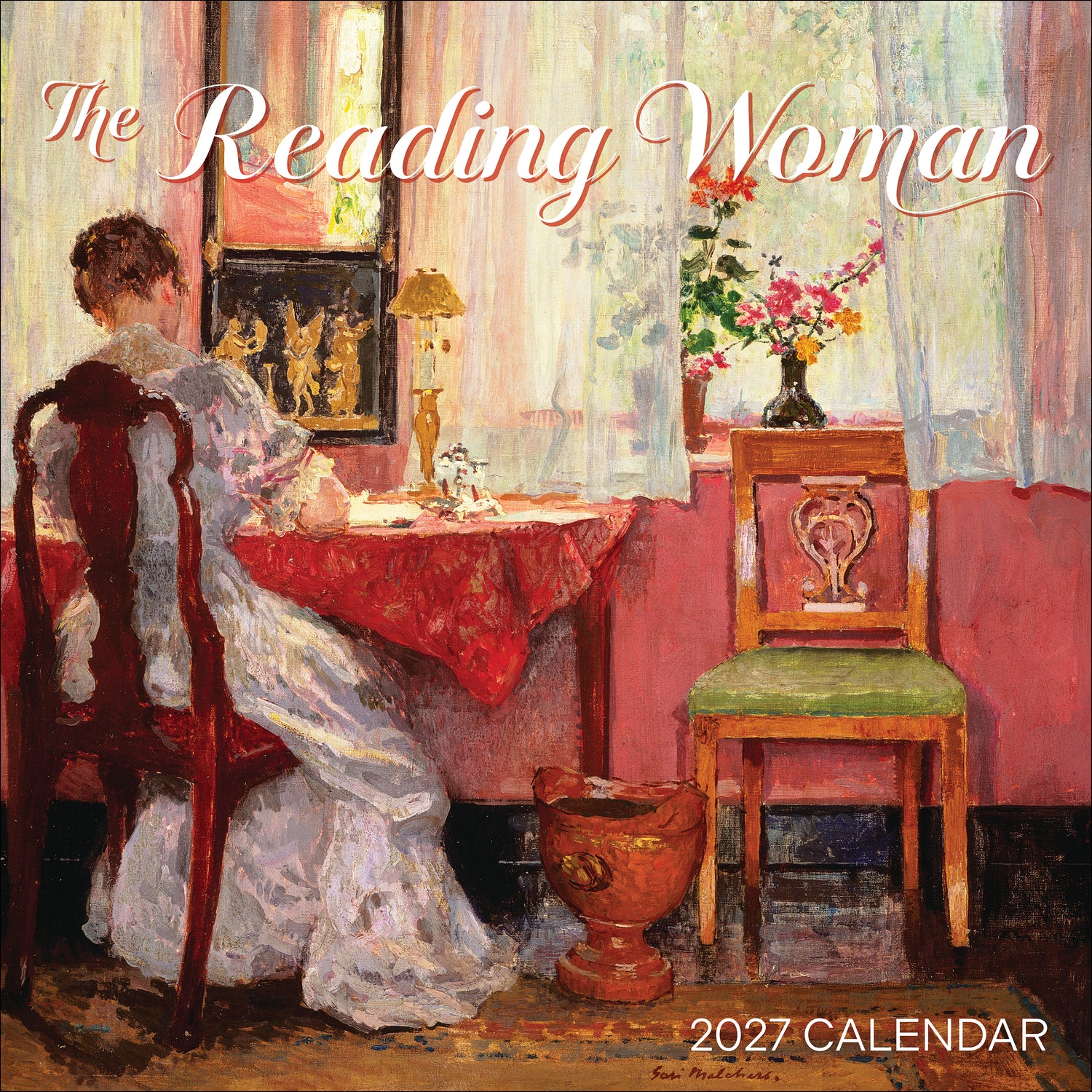The Reading Woman 2027 Wall Calendar_Front_Flat
