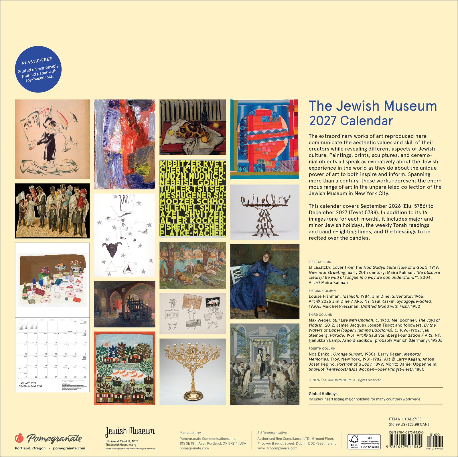 The Jewish Museum Calendar 2027_Back_Multipiece