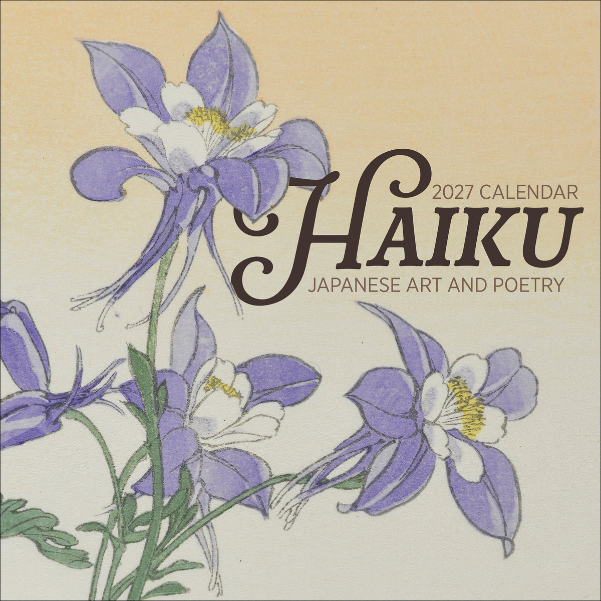 Haiku: Japanese Art and Poetry 2027 Wall Calendar_Front_Flat