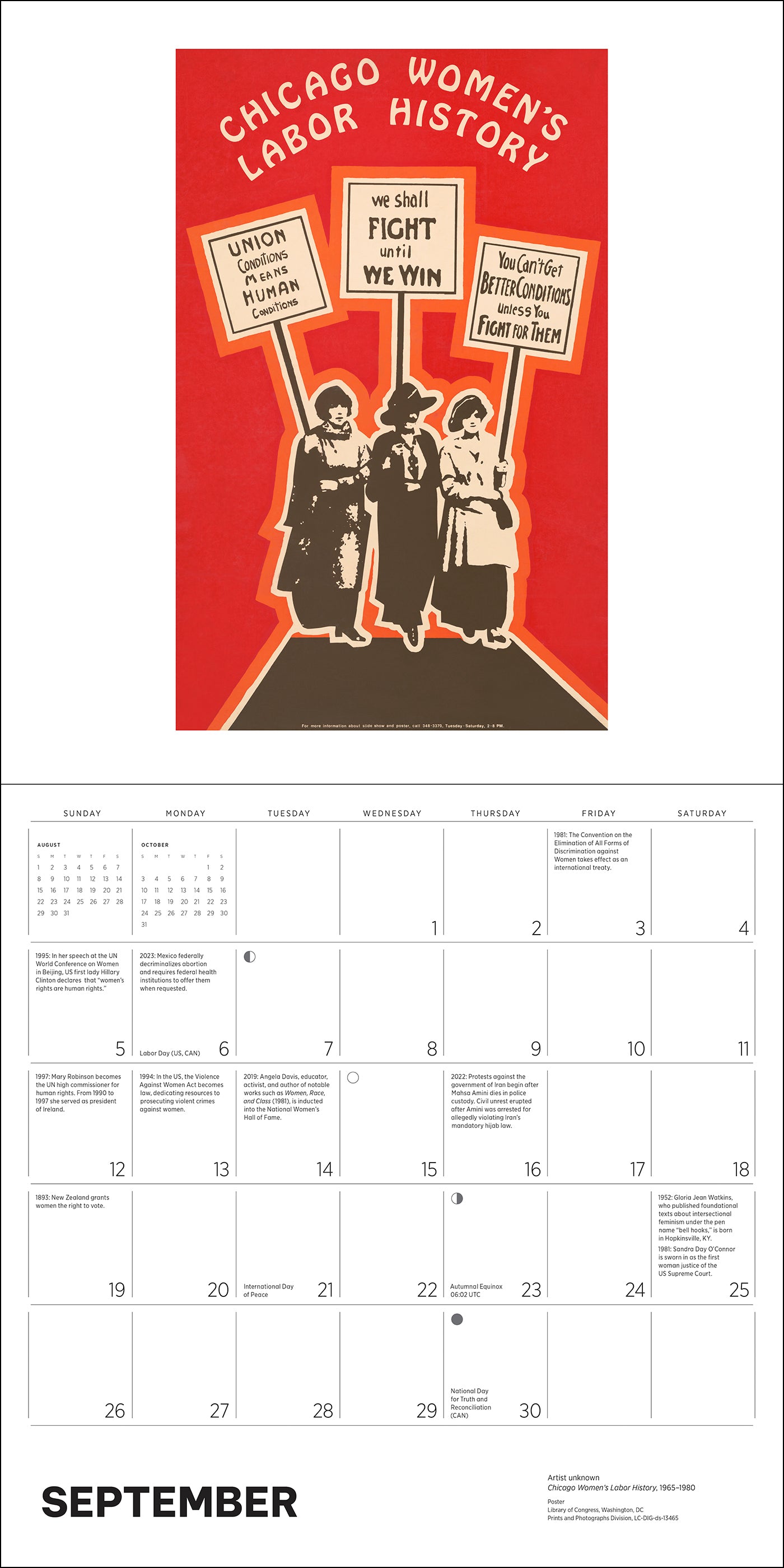 The Fight for Women’s Rights 2027 Wall Calendar_Interior_2