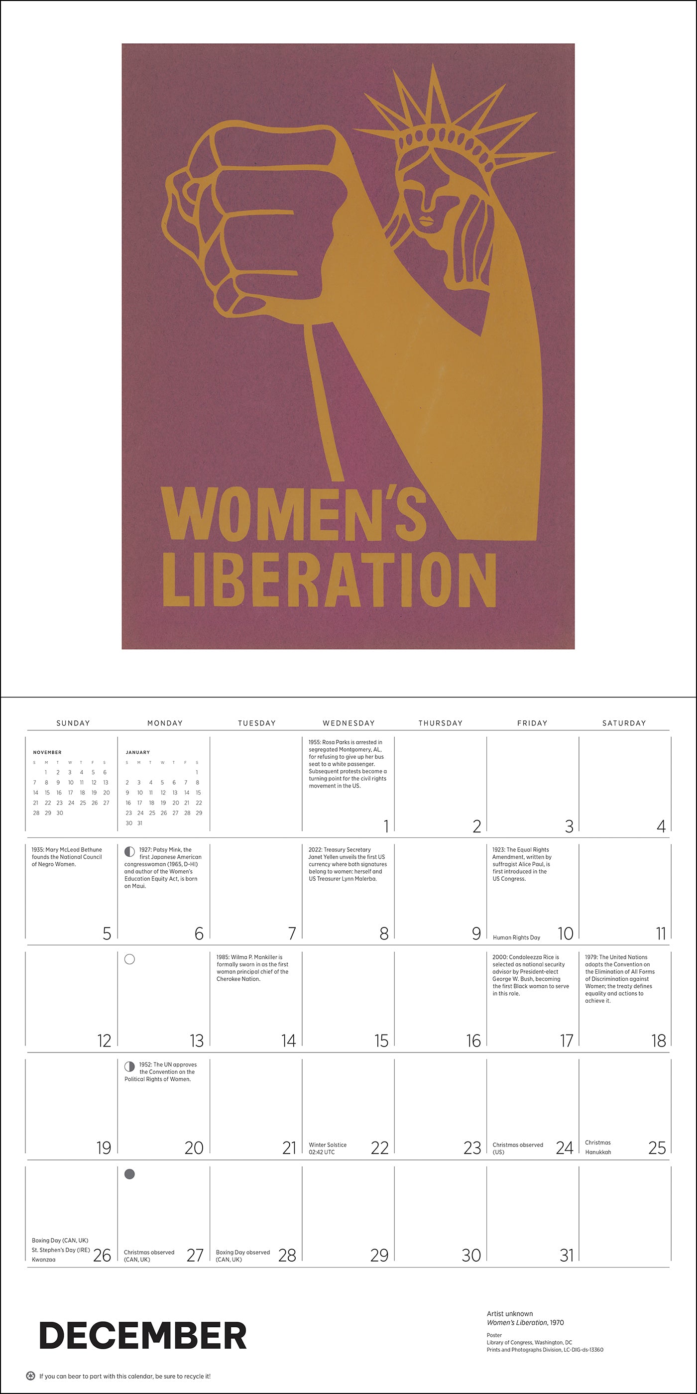 The Fight for Women’s Rights 2027 Wall Calendar_Interior_5