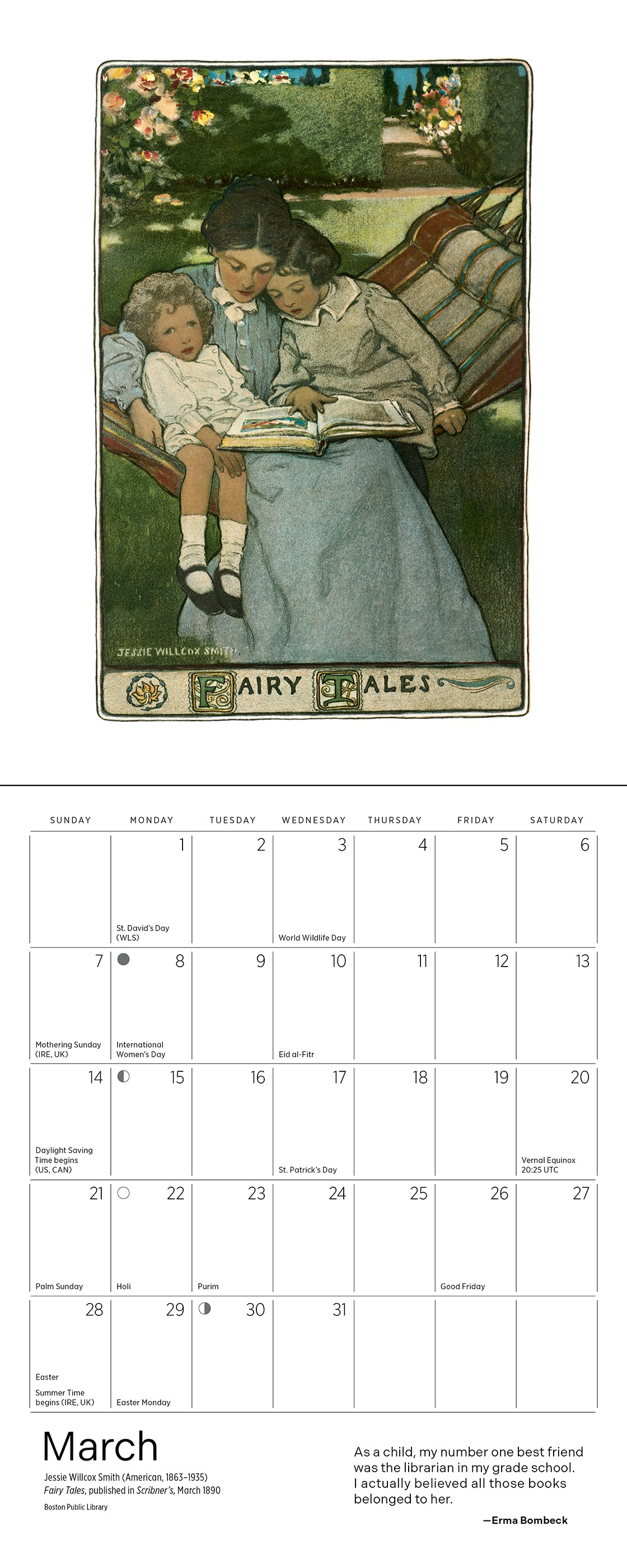 The Reading Woman 2027 Mini Wall Calendar_Interior_3