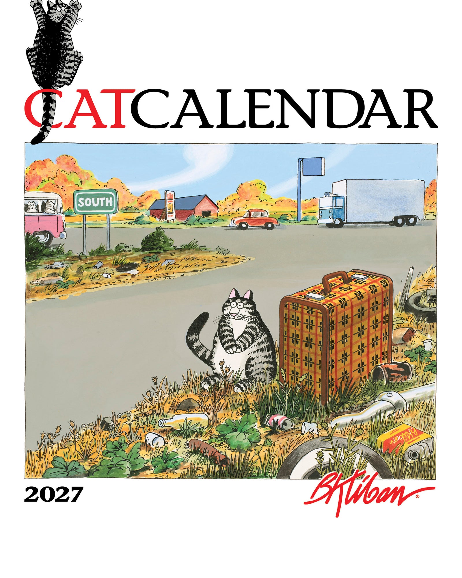 B. Kliban: CatCalendar 2027 Mini Wall Calendar_Front_Flat