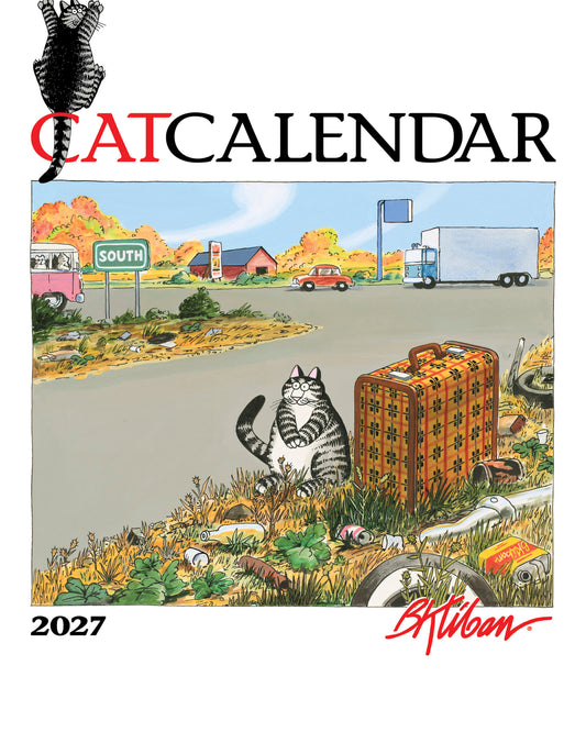 B. Kliban: CatCalendar 2027 Mini Wall Calendar_Front_Flat