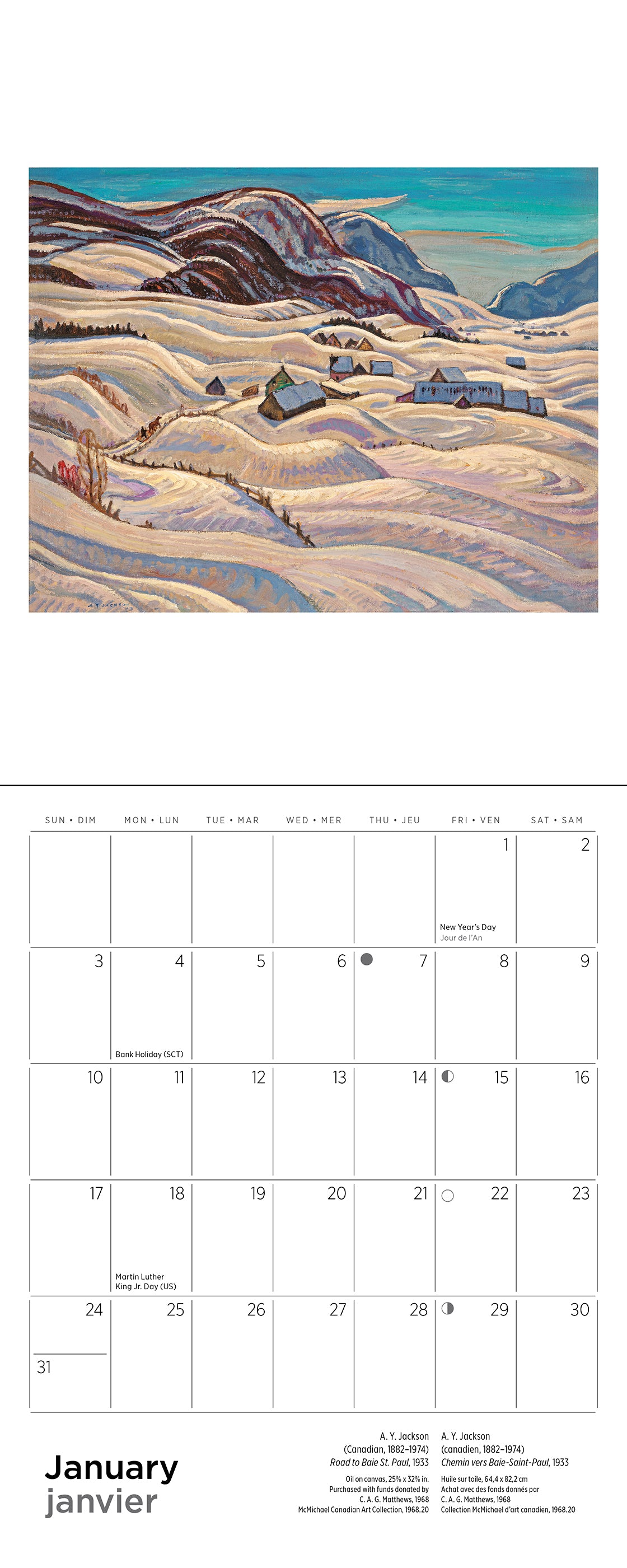 The Group of Seven 2027 Mini Calendar_Interior_1