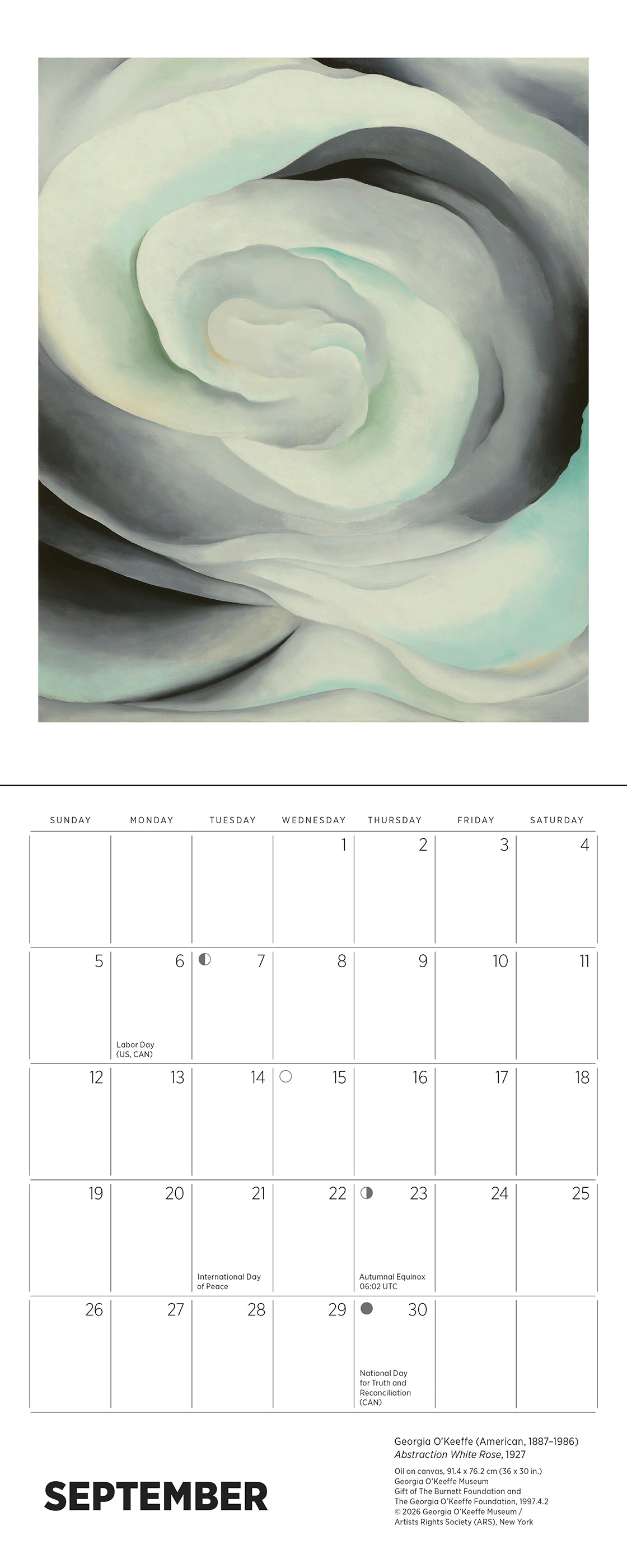 Georgia O'Keeffe 2027 Mini Wall Calendar_Interior_3