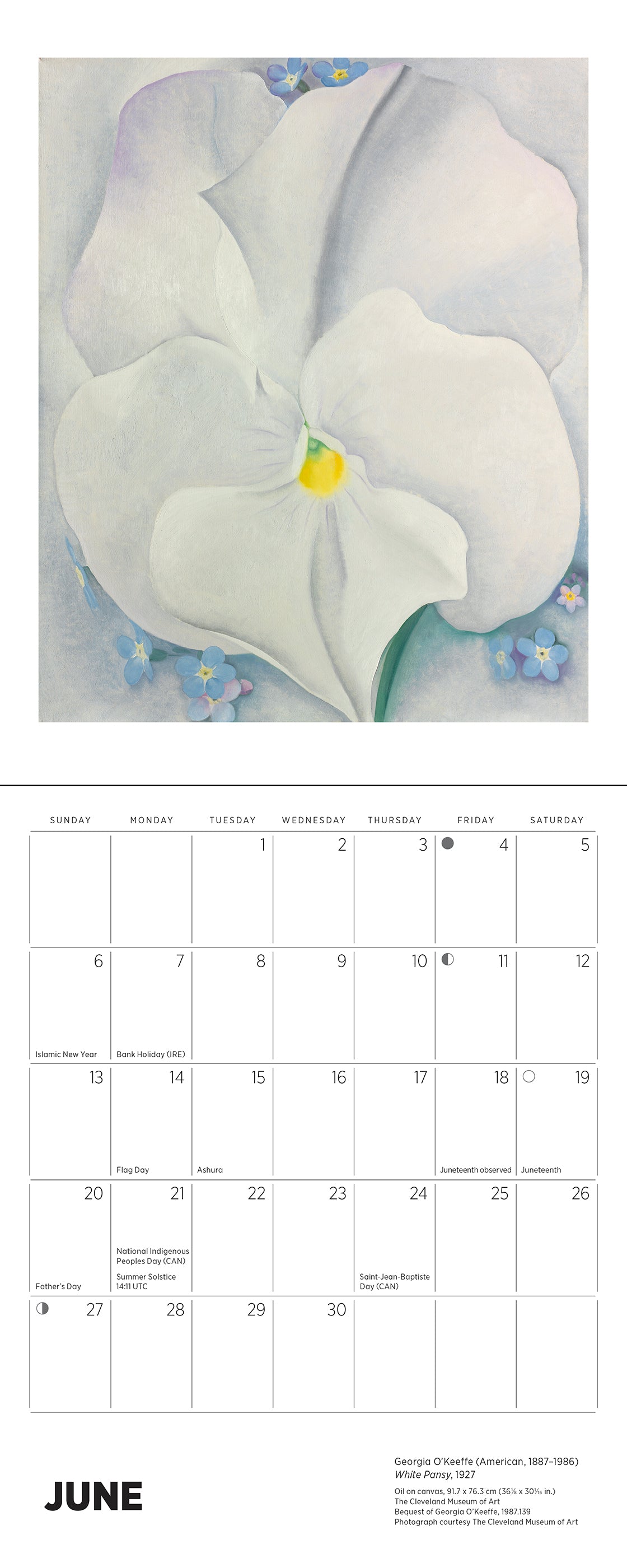 Georgia O'Keeffe 2027 Mini Wall Calendar_Interior_4