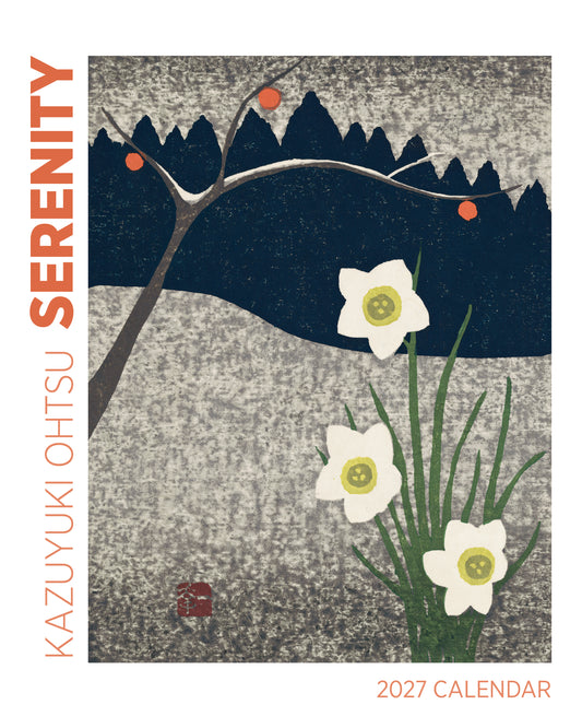 Serenity: Kazuyuki Ohtsu 2027 Mini Wall Calendar_Front_Flat