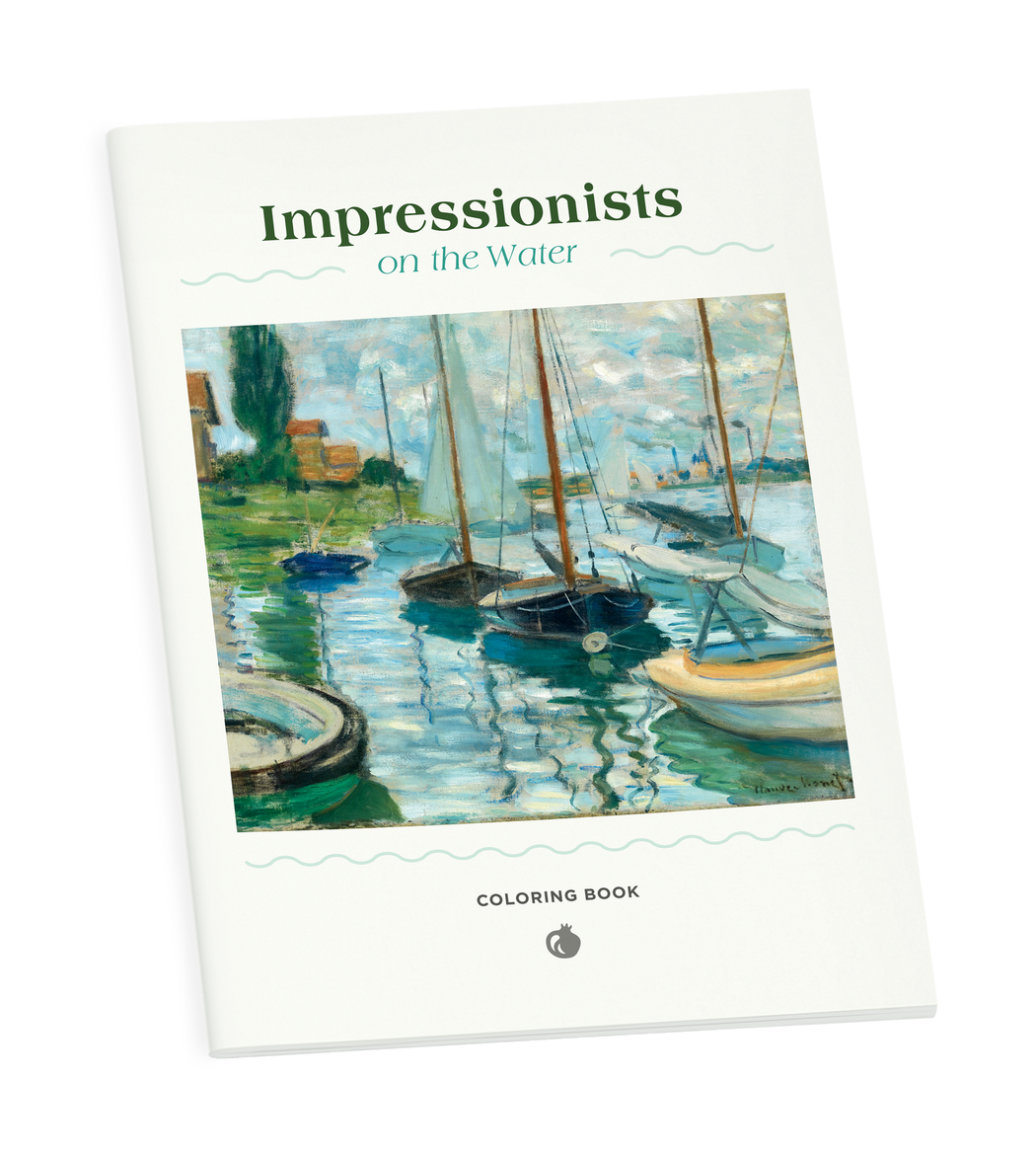 Impressionists on the Water Coloring Book — Pomegranate