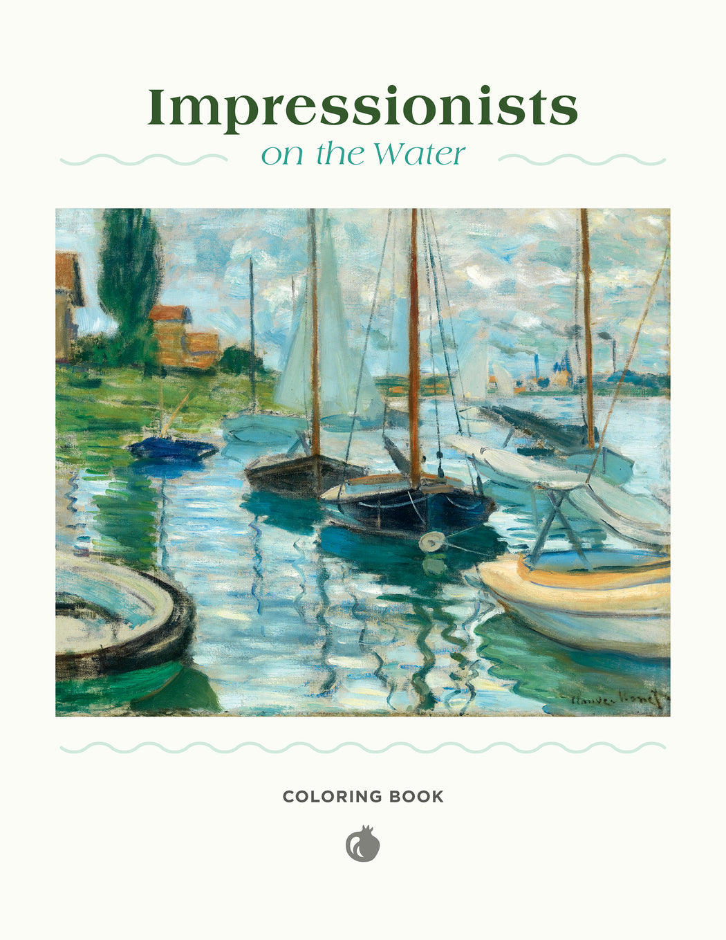 Impressionists on the Water Coloring Book_Zoom