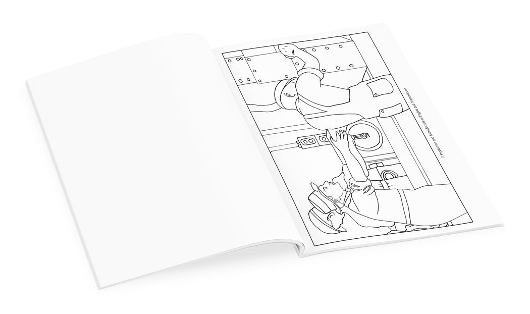 Diego Rivera: The Detroit Industry Murals Coloring Book — Pomegranate