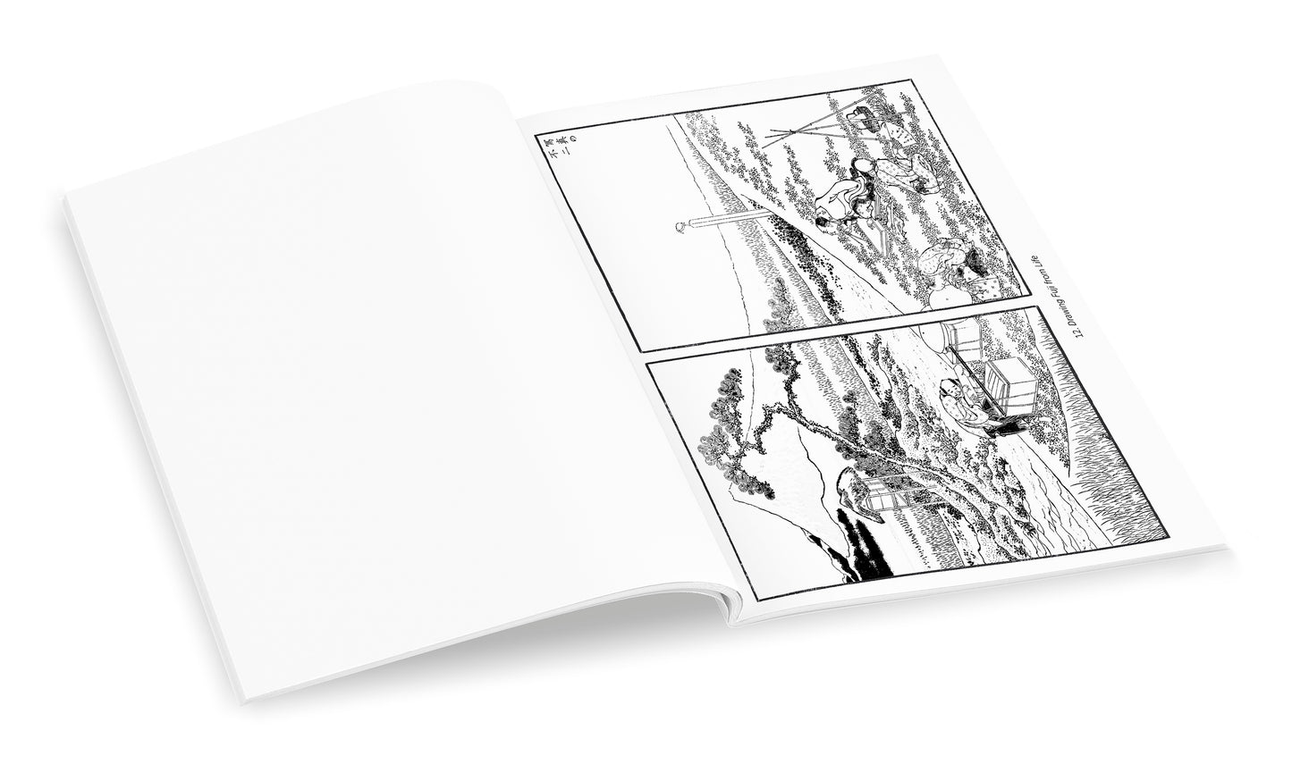 Hokusai: Views of Mt. Fuji Coloring Book_Back_Multipiece