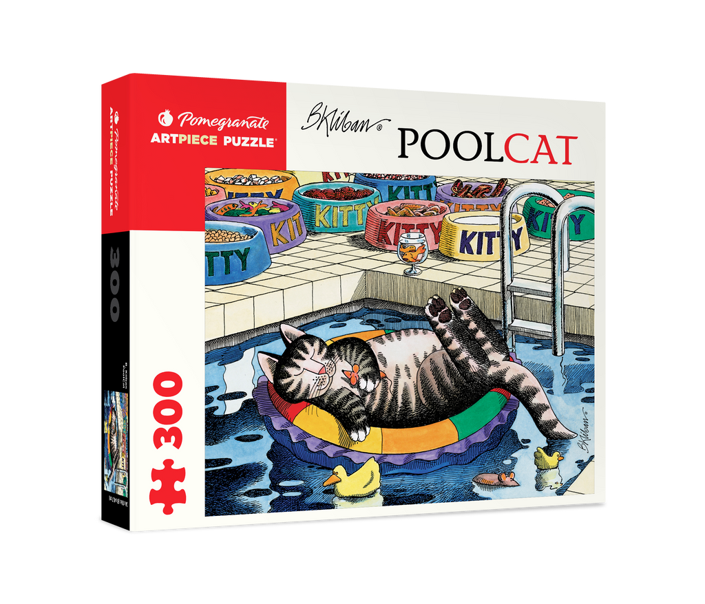 B. Kliban: PoolCat 300-piece Jigsaw Puzzle – Pomegranate