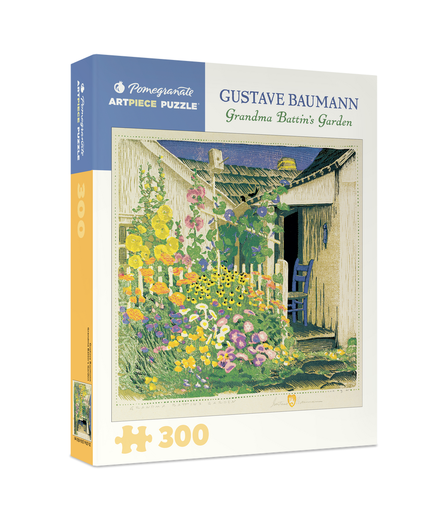Gustave Baumann: Grandma Battin's Garden 300-Piece Jigsaw Puzzle