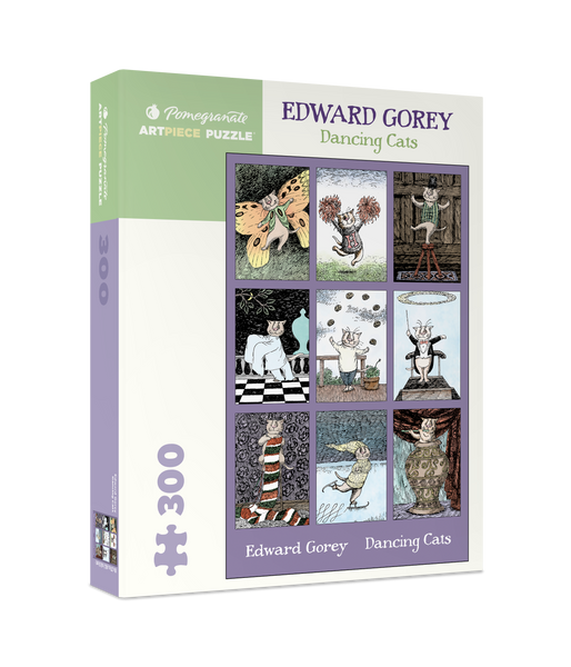 Edward Gorey: Dancing Cats 300-Piece Jigsaw Puzzle – Pomegranate