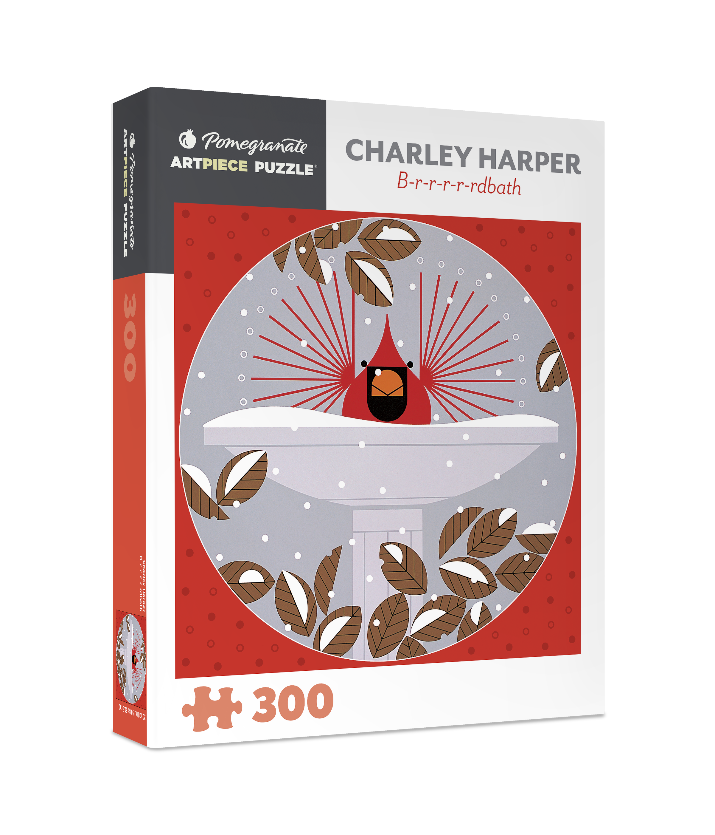 Charley Harper B r r r r rdbath 300 Piece Jigsaw Puzzle Pomegranate charley-harper-b-r-r-r-r-rdbath-300-piece-jigsaw-puzzle-pomegranate