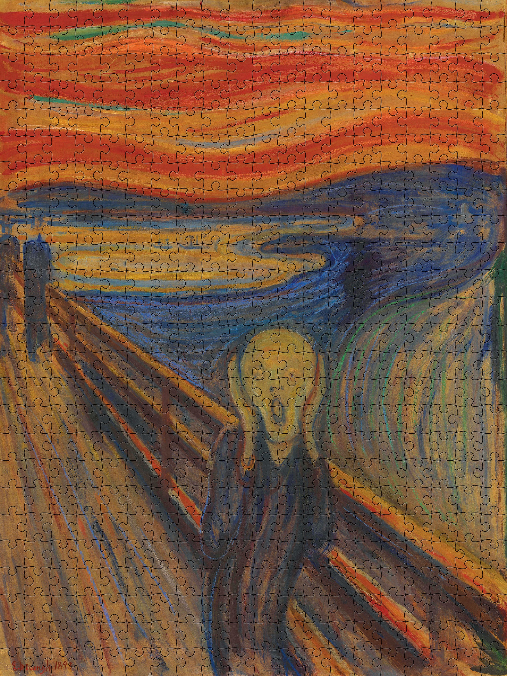 Edvard Munch: The Scream 500-Piece Jigsaw Puzzle – Pomegranate
