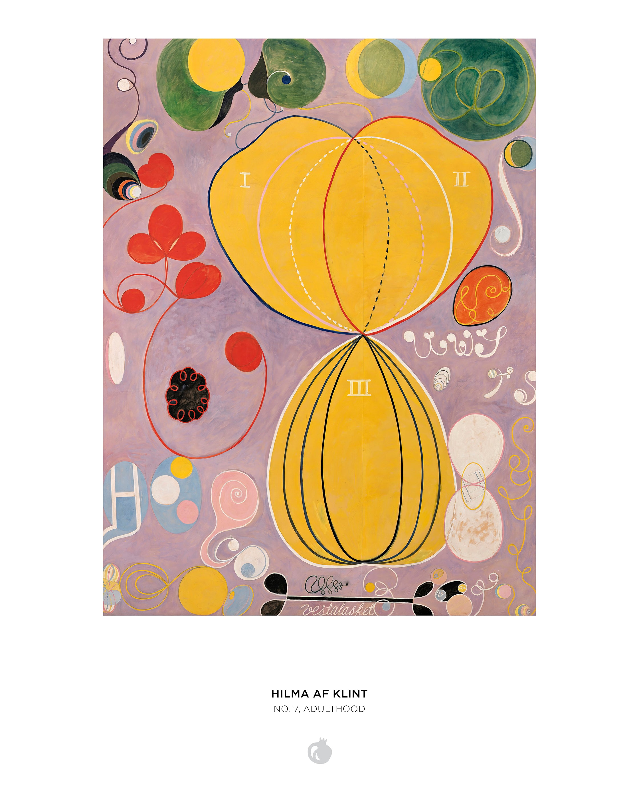 Hilma af Klint: No. 7, Adulthood 500-Piece Jigsaw Puzzle – Pomegranate