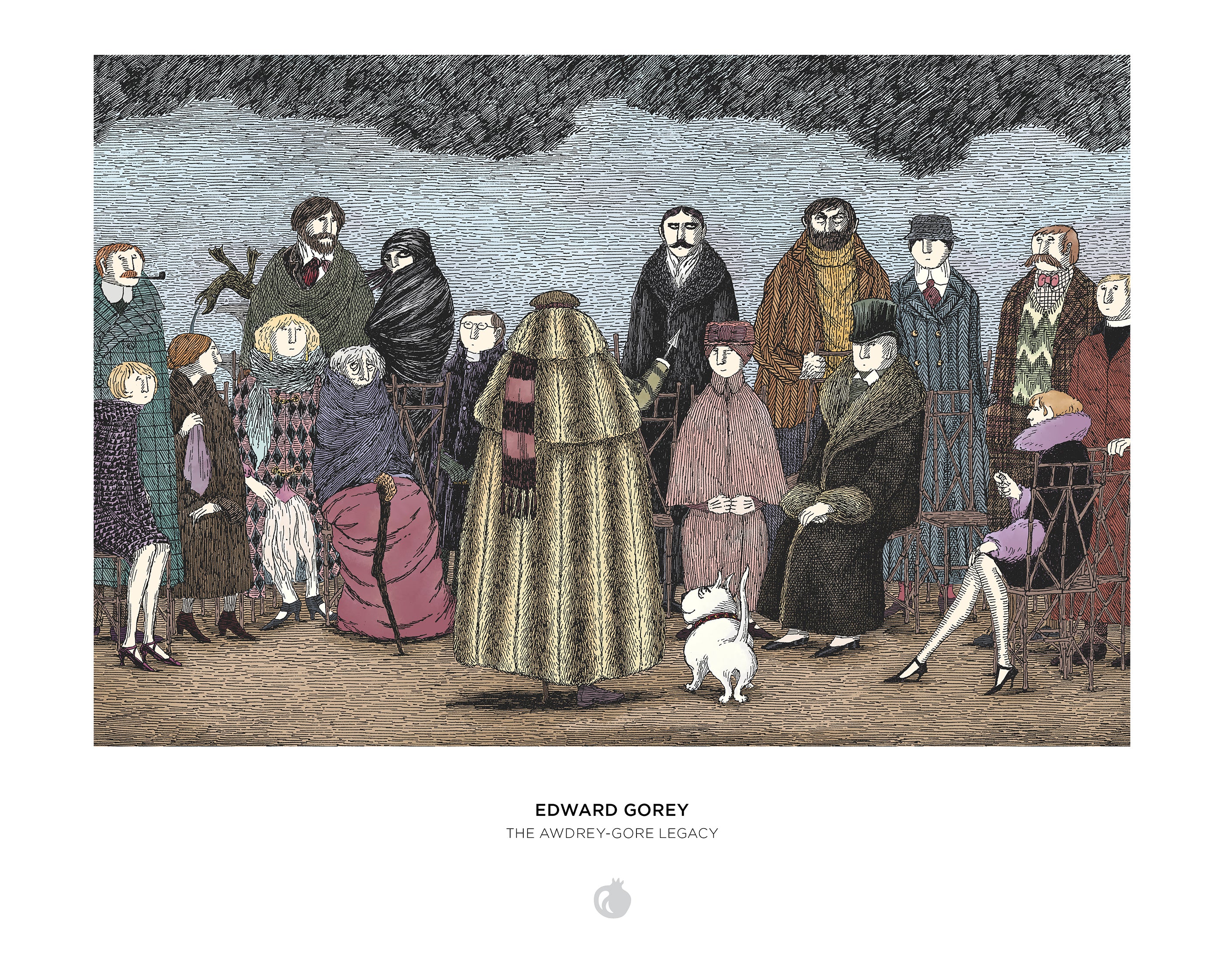 絵画 Girappy Edward Gorey: The Awdrey-Gore Legacy 500-Piece Jigsaw Puzzle