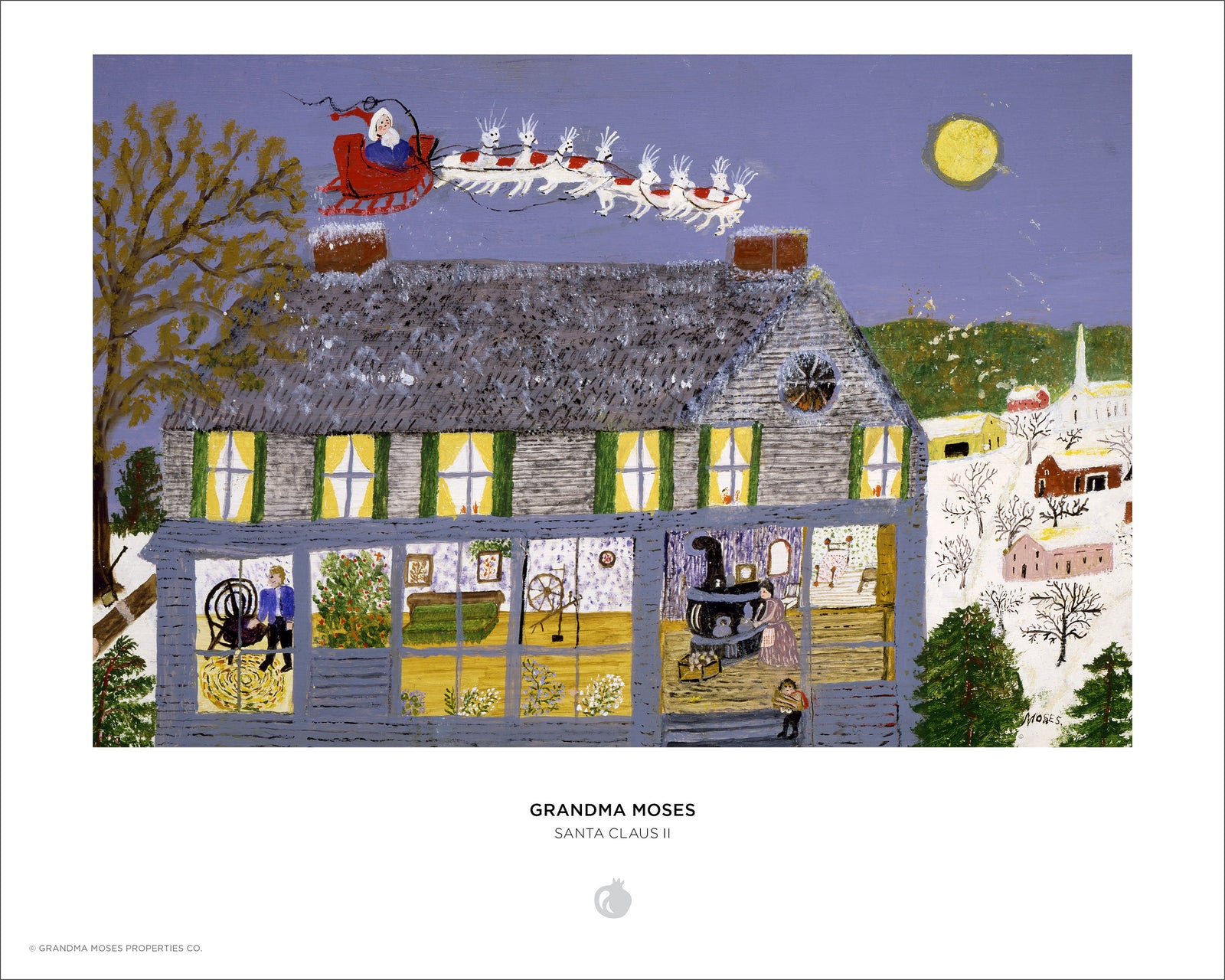 Grandma Moses: Santa Claus II 500-Piece Puzzle_Interior_1