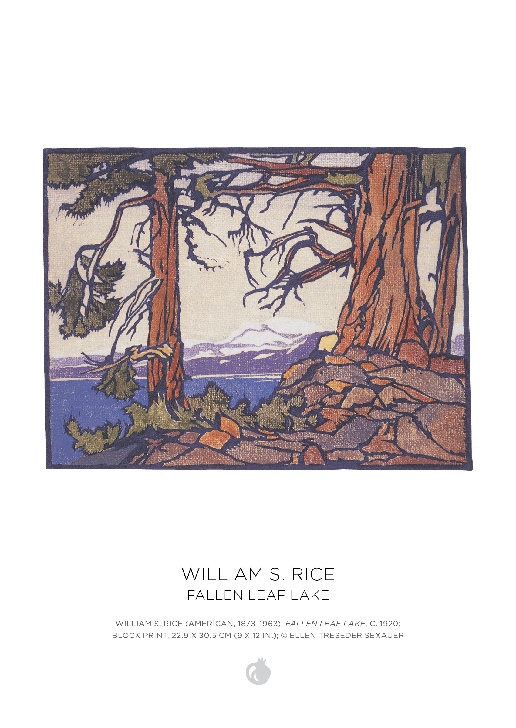 William S. Rice 120-Piece Double-Sided Jigsaw Puzzle Set – Pomegranate