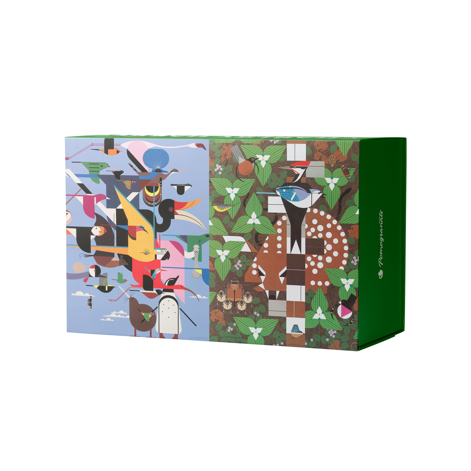 Charley Harper 120-Piece Double-Sided Jigsaw Puzzle Set_Primary