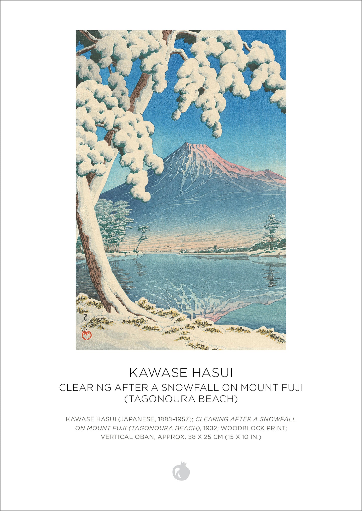 Kawase Hasui: Snowfall 120-Piece Double-Sided Jigsaw Puzzle Set_Back_Multipiece