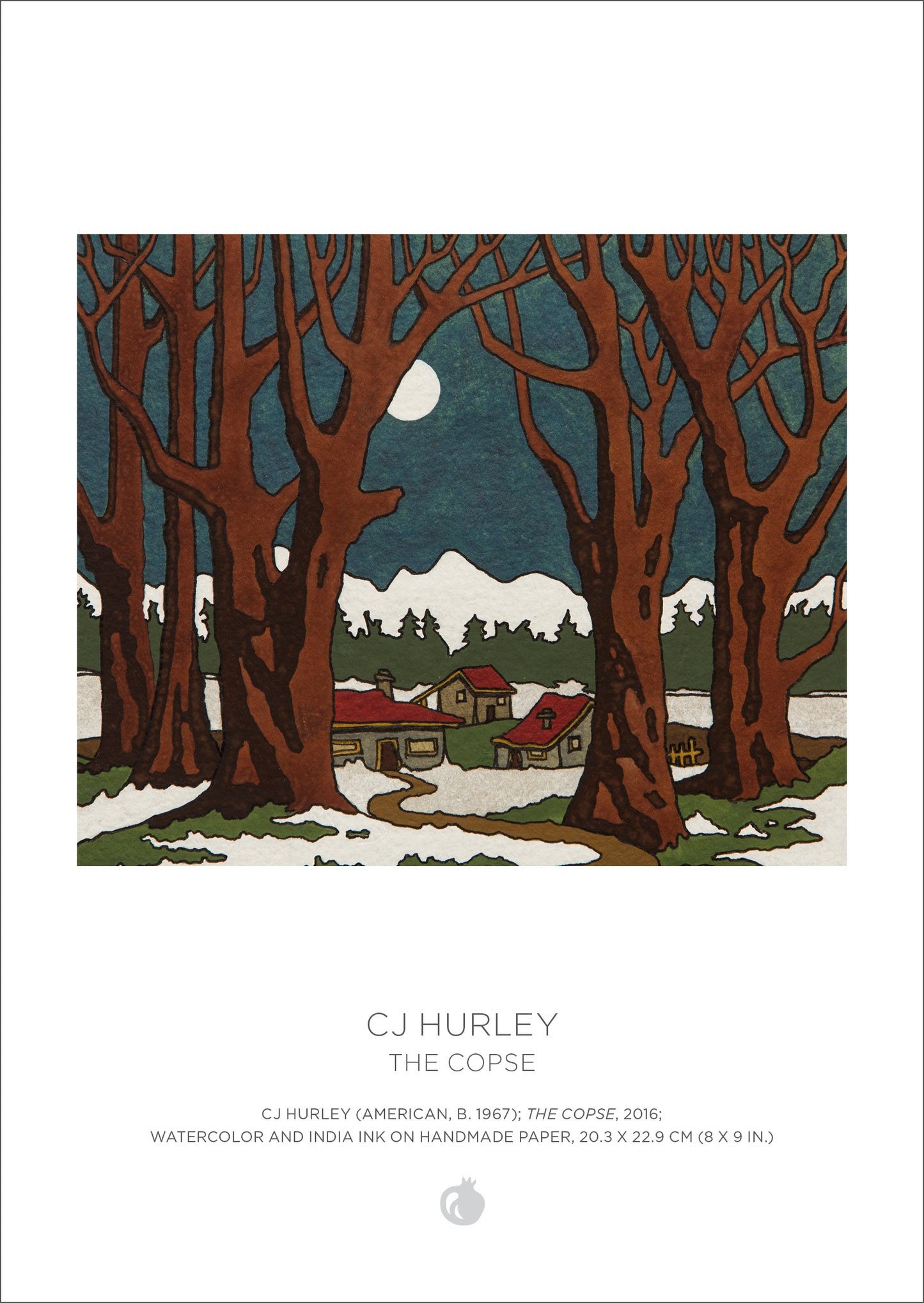 CJ Hurley: Snowy Cabins 120-Piece Double-Sided Jigsaw Puzzle Set_Back_Multipiece