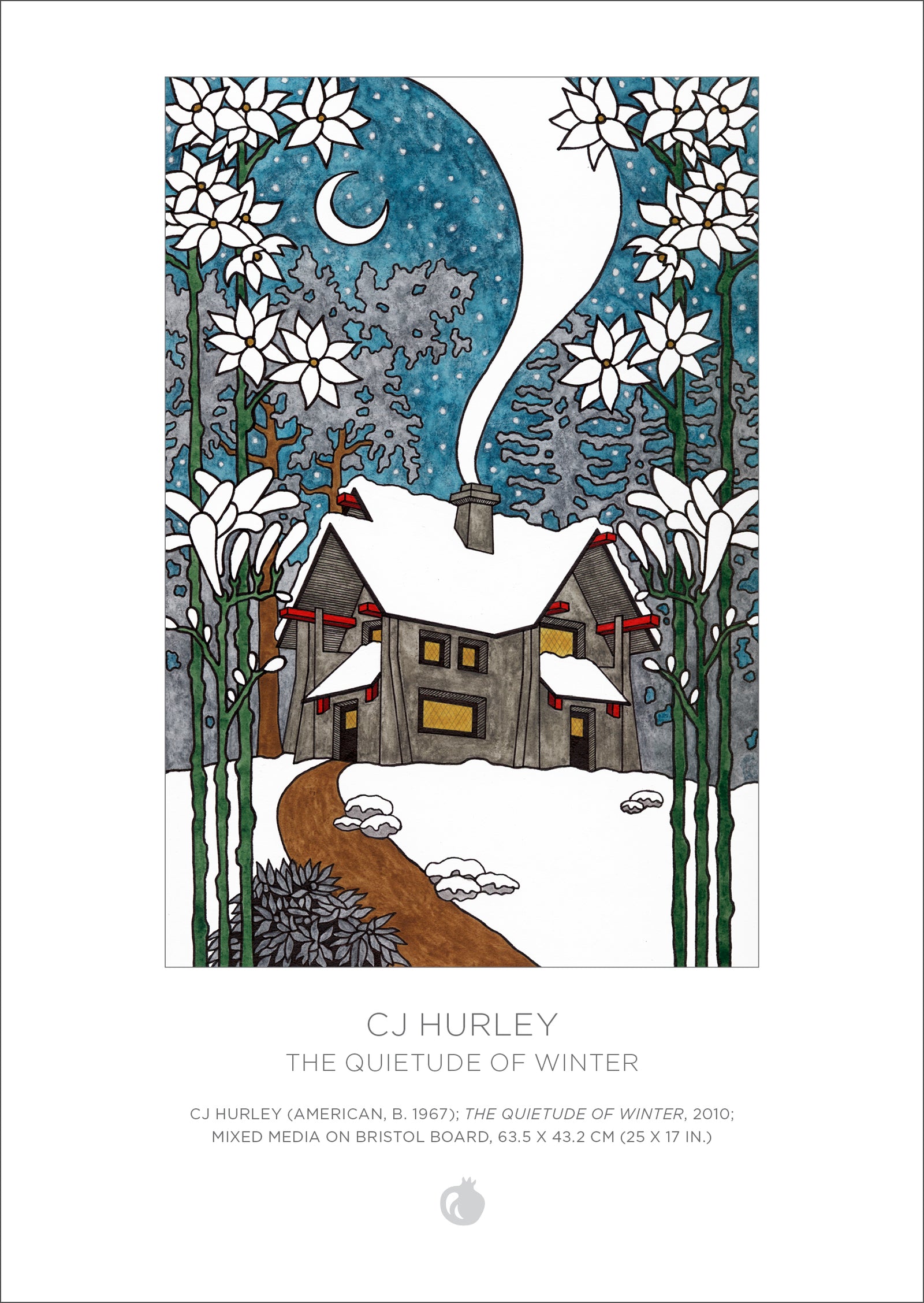 CJ Hurley: Snowy Cabins 120-Piece Double-Sided Jigsaw Puzzle Set_Back_Multipiece