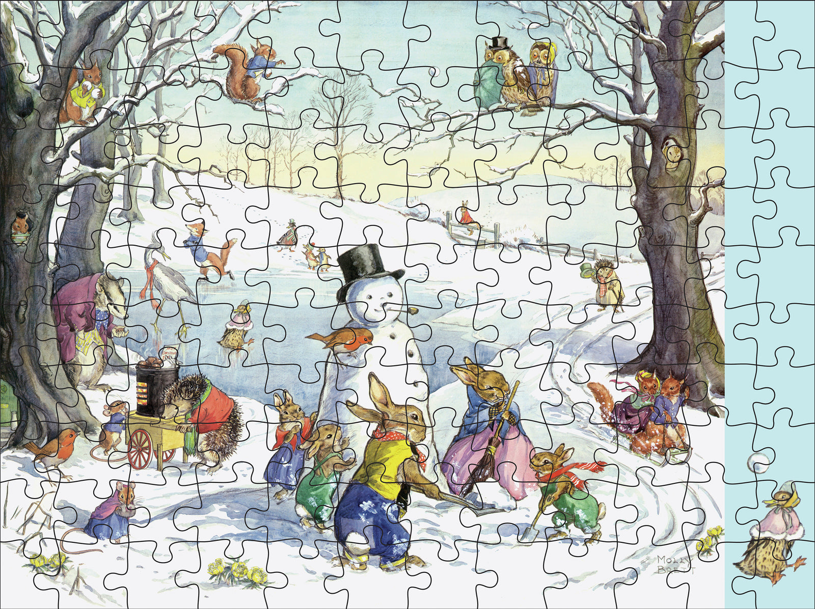 Molly Brett: Woodland Adventures 120-Piece Double-Sided Jigsaw Puzzle Set_Interior_3