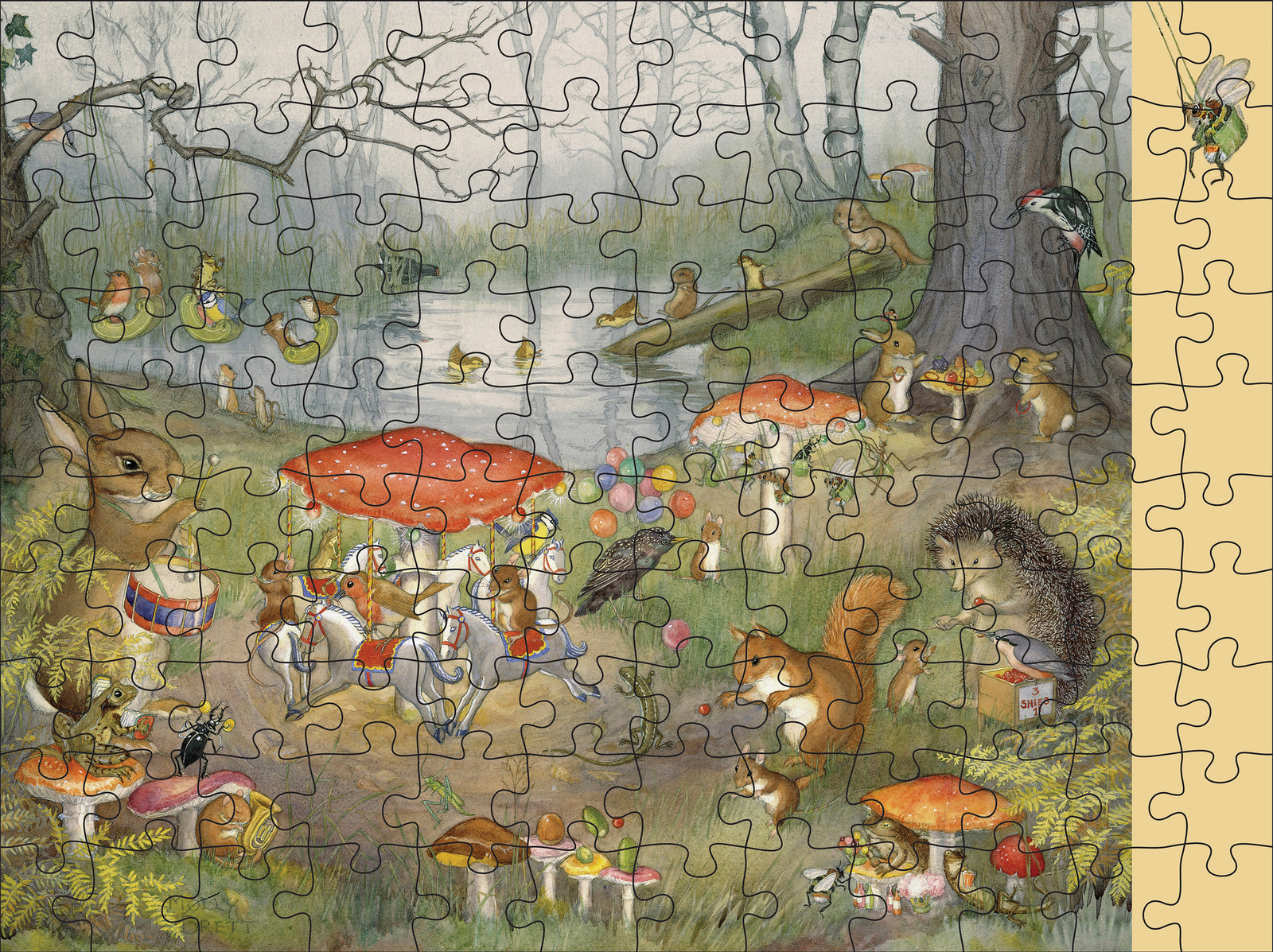 Molly Brett: Woodland Adventures 120-Piece Double-Sided Jigsaw Puzzle Set_Interior_4