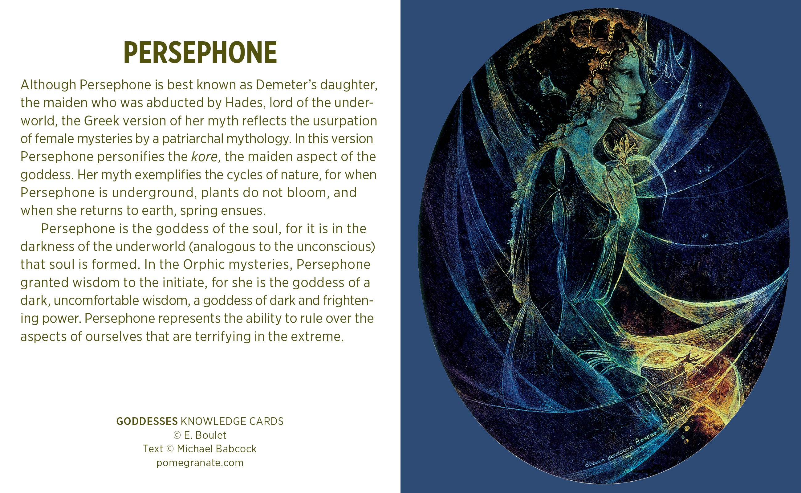 Goddesses Knowledge Cards – Pomegranate