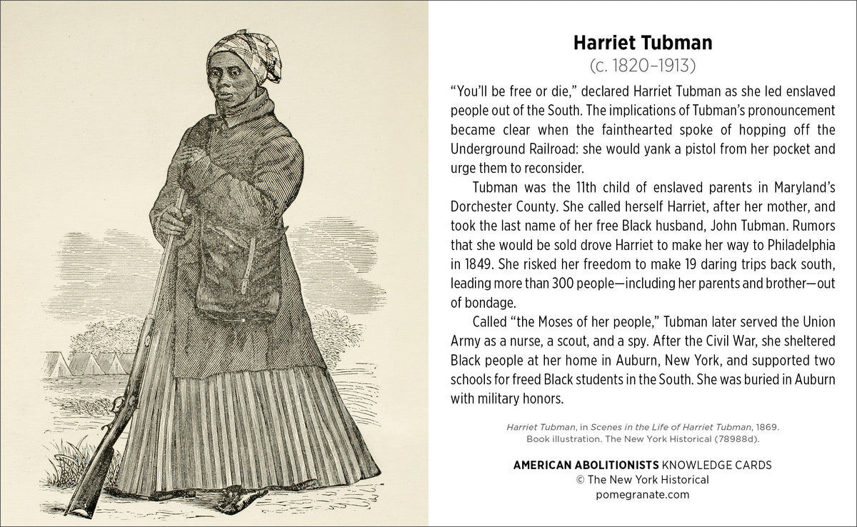 American Abolitionists Knowledge Cards