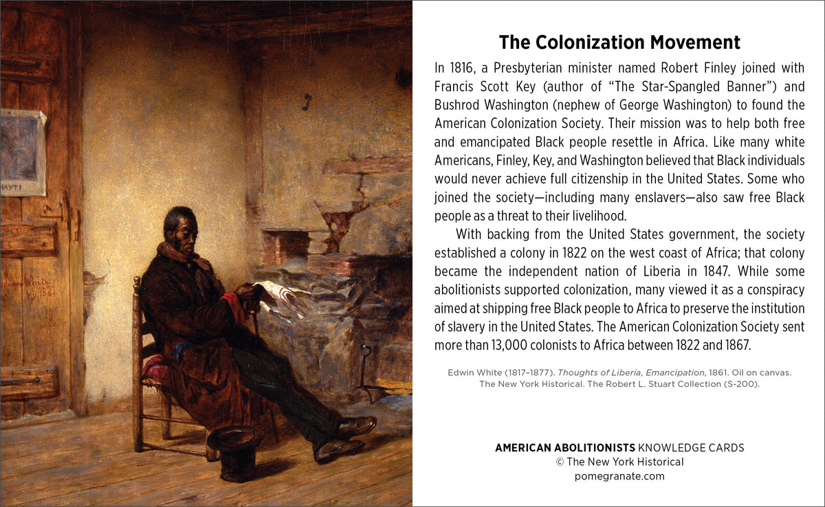 American Abolitionists Knowledge Cards