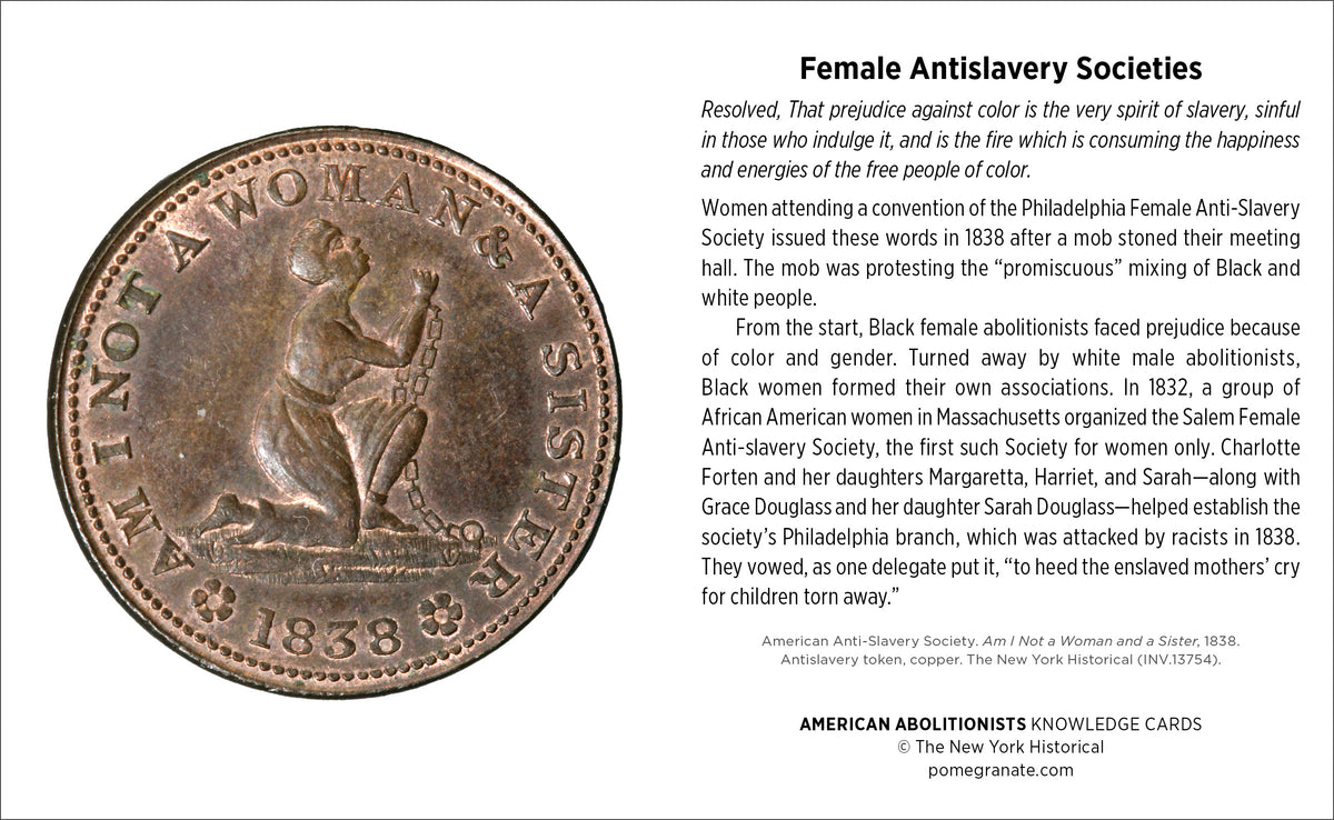 American Abolitionists Knowledge Cards