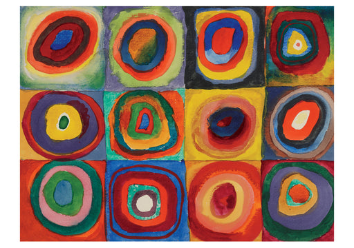 Wassily Kandinsky: Squares with Concentric Rings Notecard_Front_Flat