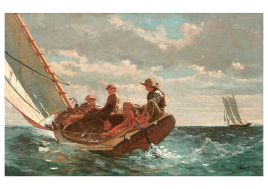 Winslow Homer: Breezing Up Notecard_Front_Flat