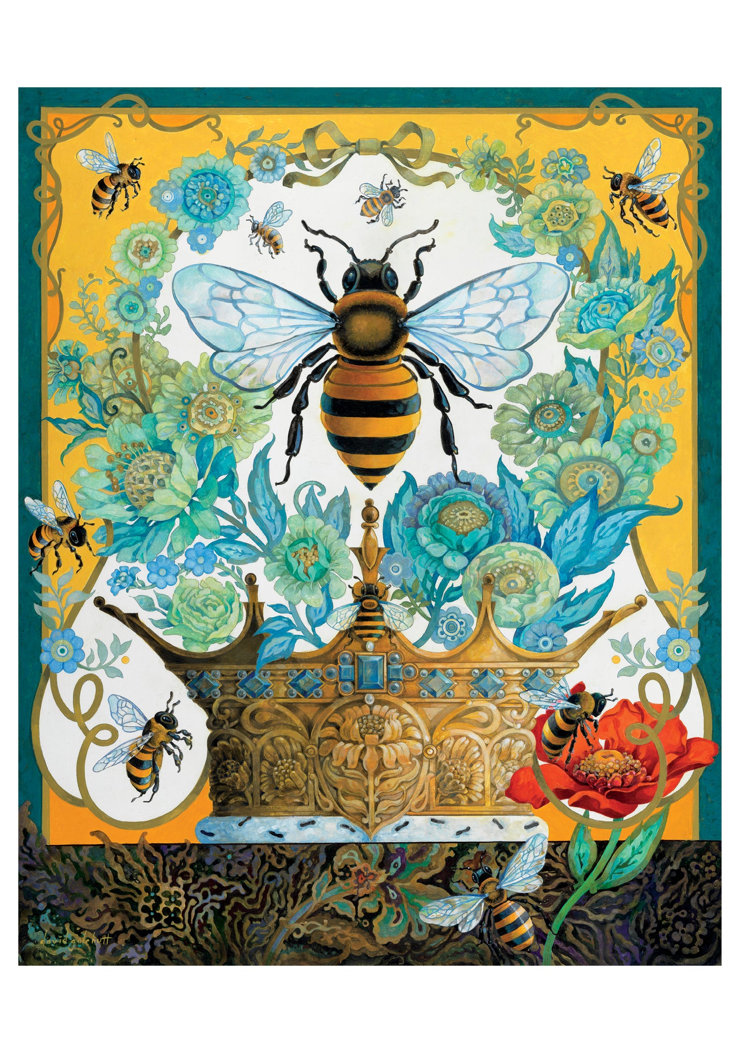 David Galchutt: Nature's Crowning Glory Notecard_Front_Flat