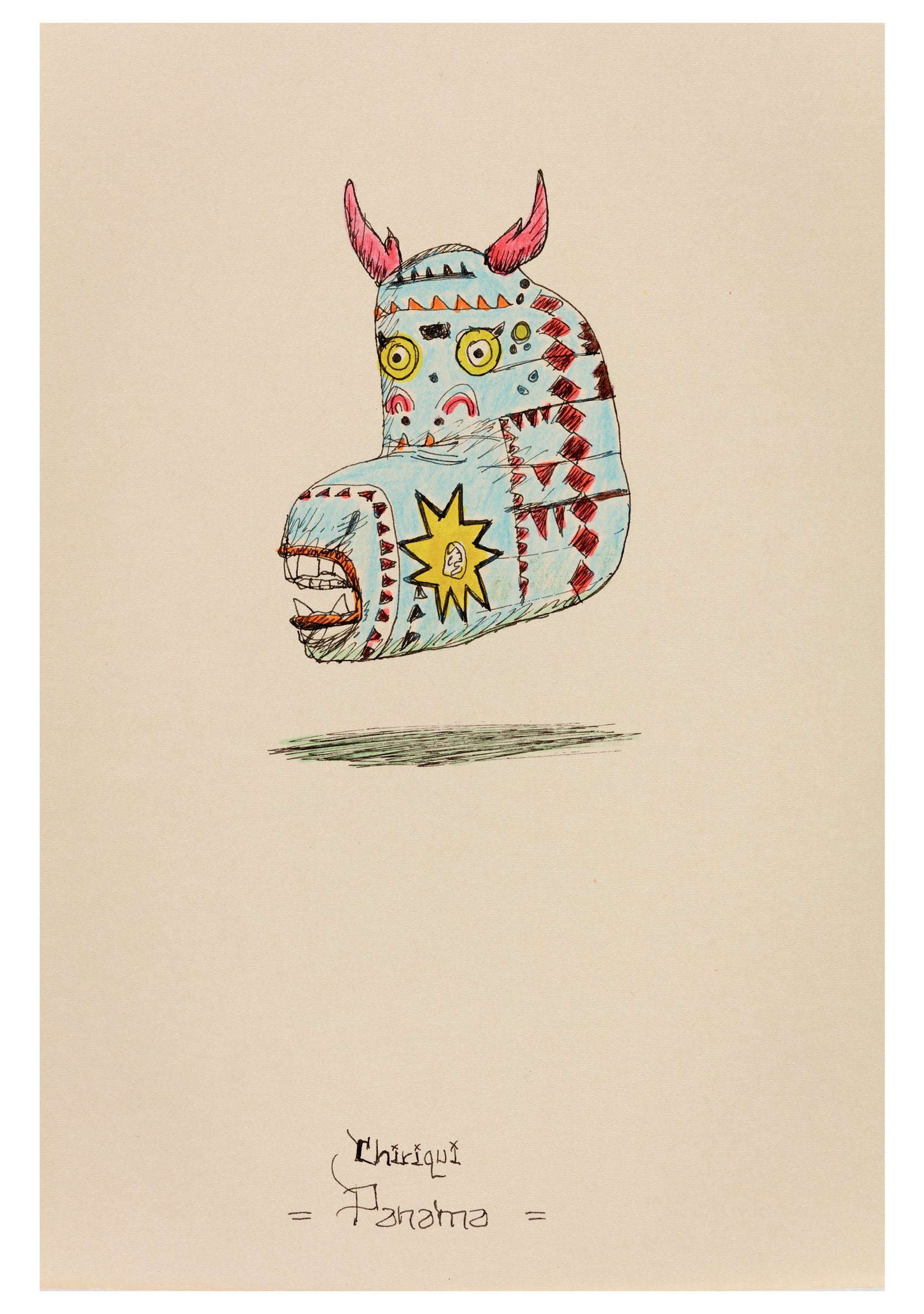 Gilbert “Magu” Luján: Chiriqui Panama Notecard_Front_Flat