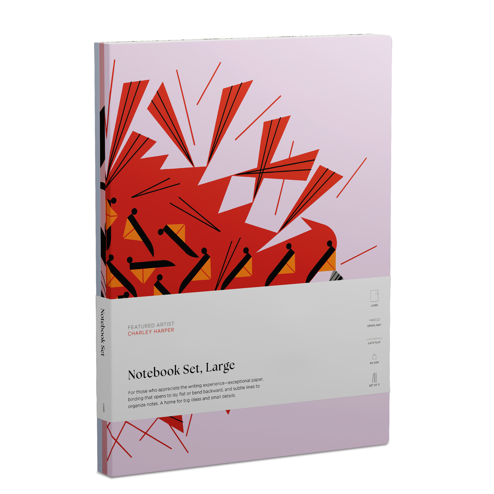 Charley Harper Large Notebook Set_Primary