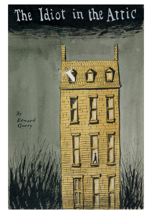 Edward Gorey: The Idiot in the Attic Postcard_Front_Flat