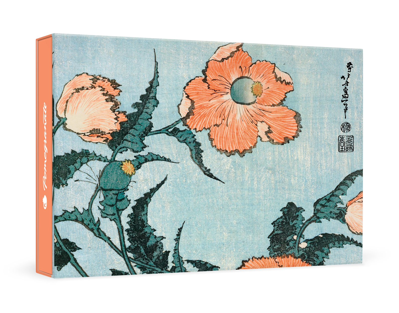 Hokusai: Poppies Small Boxed Cards_Primary