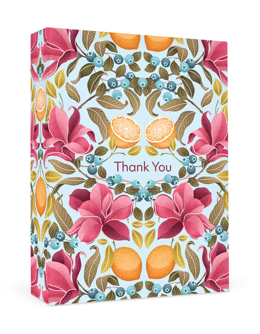 Catherine Marion: Lemons & Magnolia Thank You Notes_Front_3D