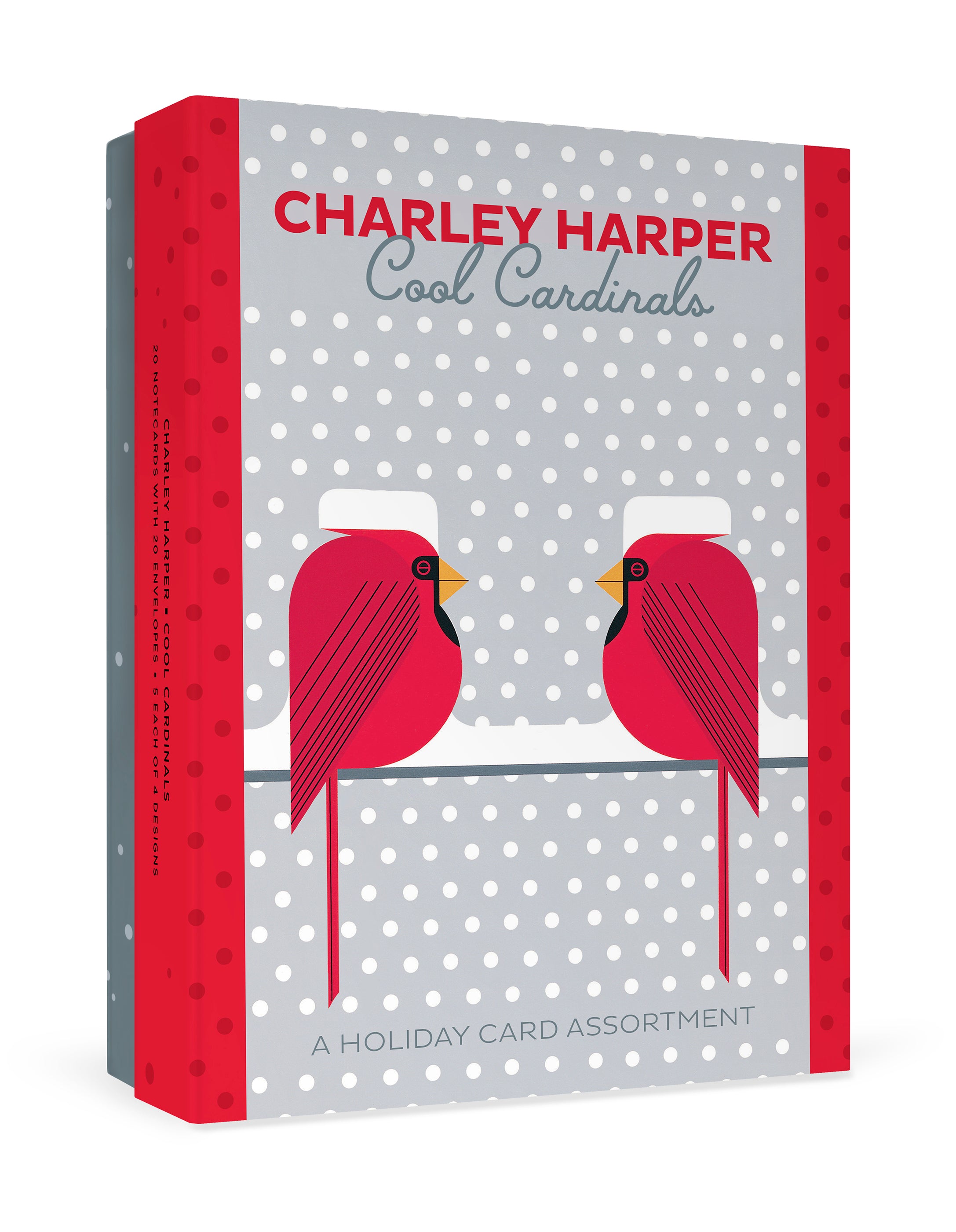 Charley Harper: Cool Cardinals Holiday Card Assortment – Pomegranate