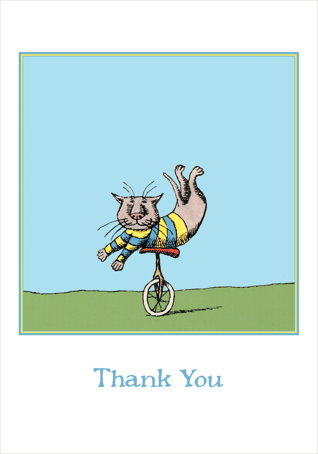 Edward Gorey: Unicycle Cat Boxed Thank You Notes_Interior_1