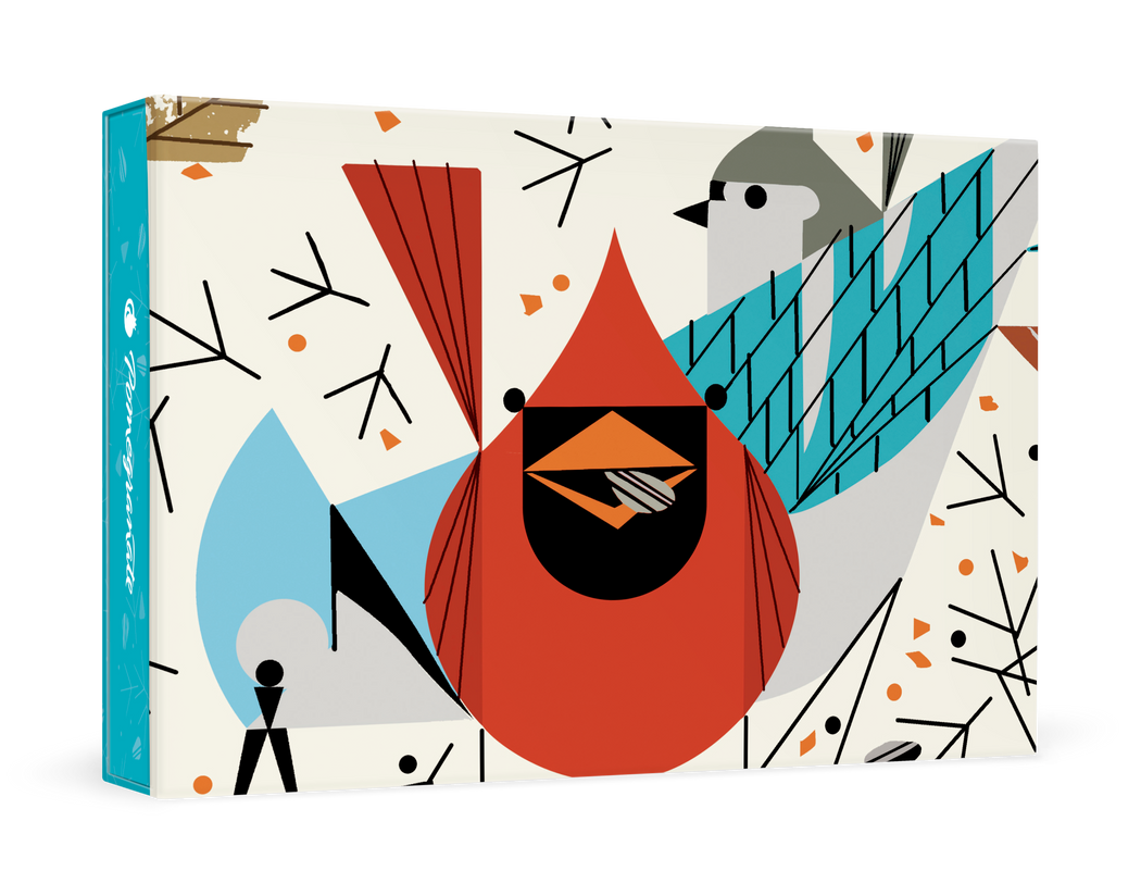 Charley Harper: Birdfeeders Boxed Thank You Notes_Primary
