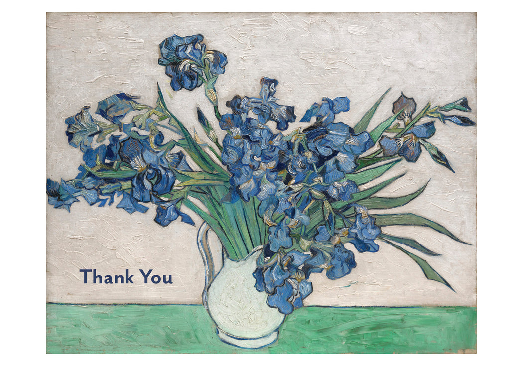 Vincent van Gogh: Irises Boxed Thank You Notes_Interior_1
