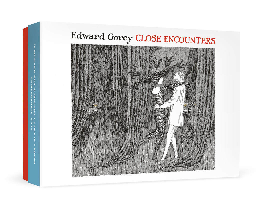 Edward Gorey: Close Encounters Boxed Notecard Assortment_Front_3D